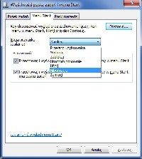 Windows 7 - кнопка выключения в меню «Пуск»