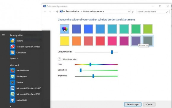 Как изменить цветовую палитру в Windows 10?