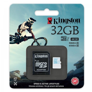 Kingston MicroSD Экшн-камера Тест MicroSD карты