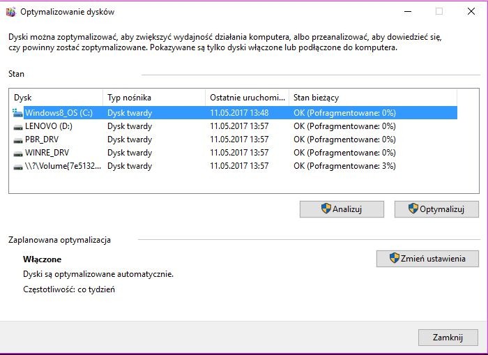 Дефрагментация диска в Windows 10 или SSD - имеет ли это смысл?