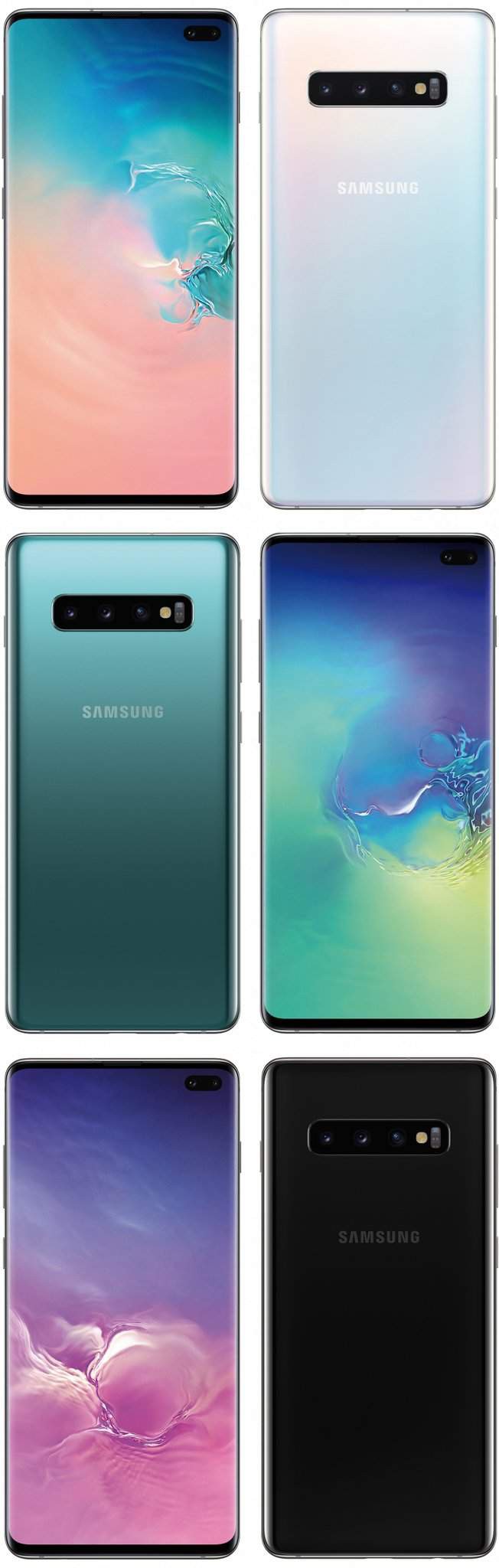 Samsung Galaxy S10 и Samsung Galaxy S10e на новых фотографиях