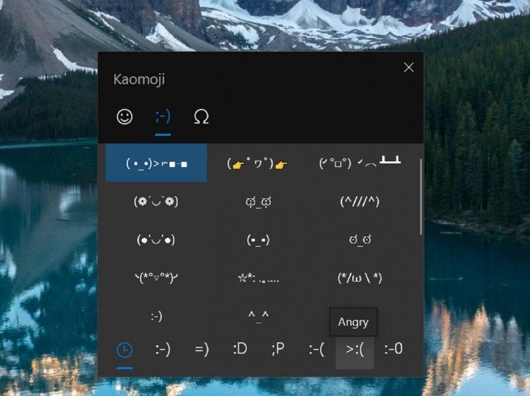 Как использовать kaomoji на ПК с Windows 10