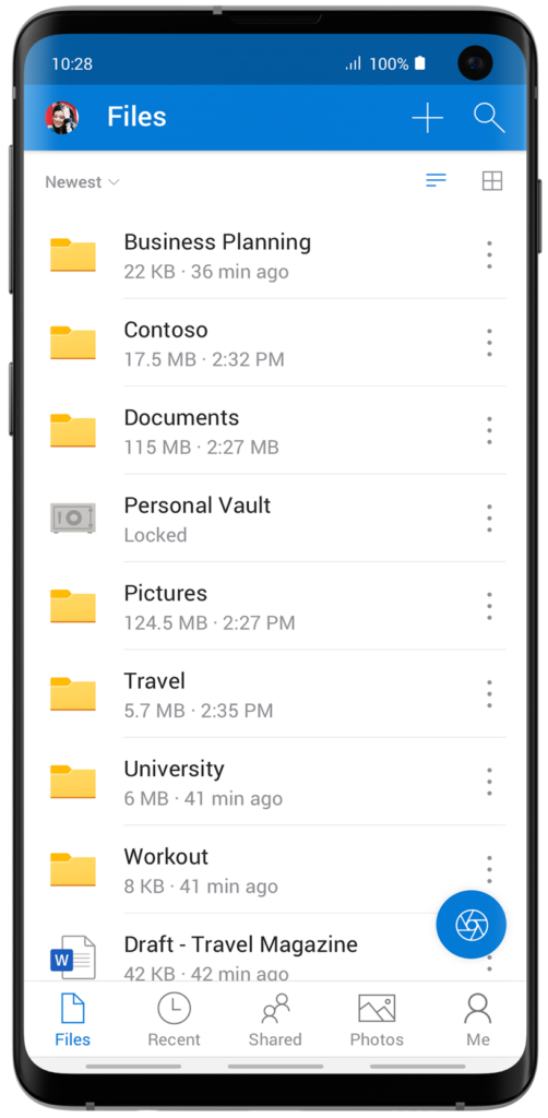 OneDrive получает функцию Personal Vault