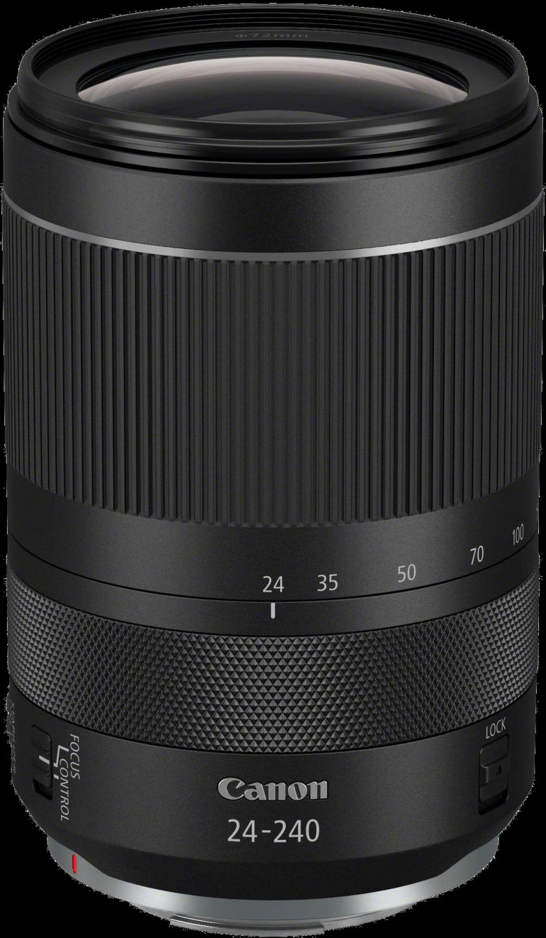Canon расширяет ассортимент радиочастотных объективов с помощью универсальной и легкой модели с 10-кратным увеличением - RF 24-240 мм F4-6.3 IS USM