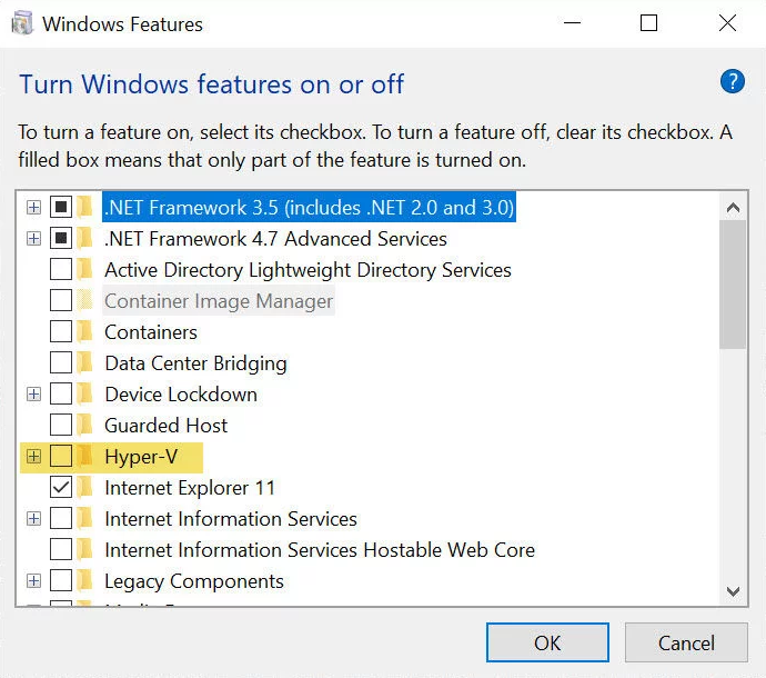 Как установить виртуальную машину в Windows 10