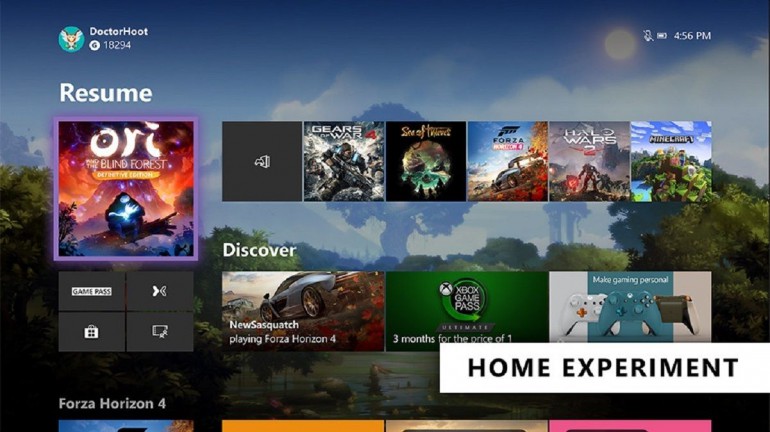 Новый внешний вид домашних экранов Windows и Xbox