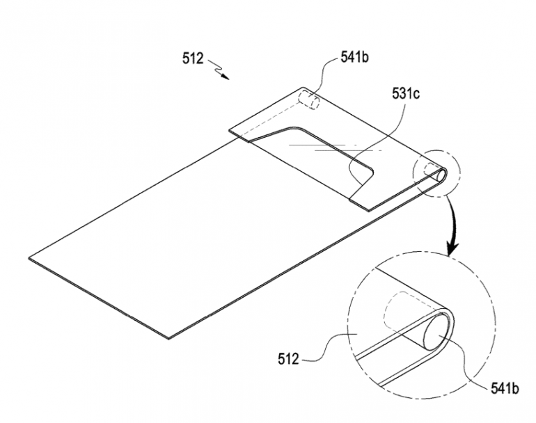 Samsung запатентовал новый способ гибкого складного дисплея