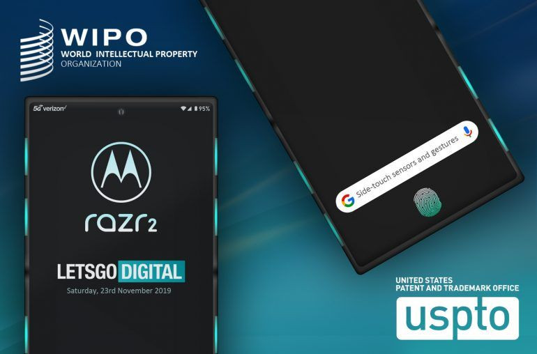 Motorola RAZR 2 - складной смартфон с сенсорной поверхностью вокруг экрана
