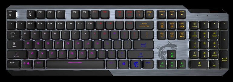 MSI Vigor GK50 - новая низкопрофильная клавиатура выходит на рынок