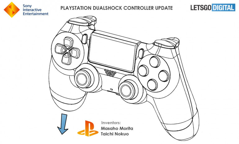 Sony PlayStation - следующий рендеры идут дождь DualShock 5