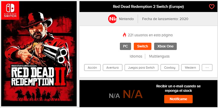 Red Dead Redemption 2 на Nintendo Switch становится все более и более вероятным