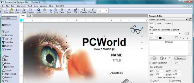 Business Card Designer Plus 10.2 - дизайнер визитных карточек