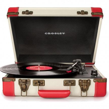 Испытание проигрывателя Crosley Executive