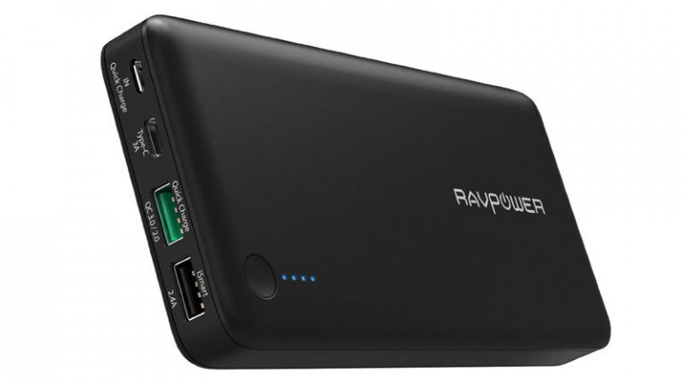 Тестовый блок питания RavPower Turbo + 20100mAh Внешний аккумулятор
