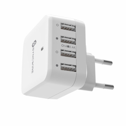 SyncWire 4-Port Quick Charger тестовое зарядное устройство
