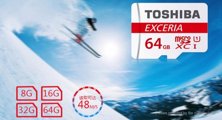 Тест Toshiba Exceria M301 MicroSD карты MicroSD