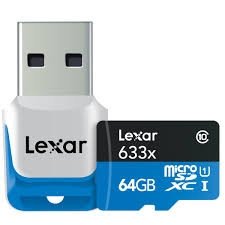 Тест карты памяти microSD Lexar Professional 633x