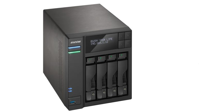Asustor AS6404T NAS тестирование диска
