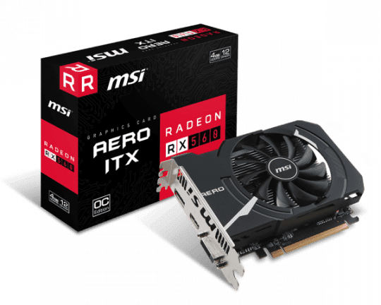 MSI RX 560 AERO OC 4 ГБ