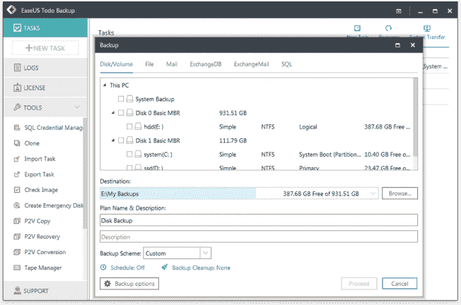EaseUS Todo Backup