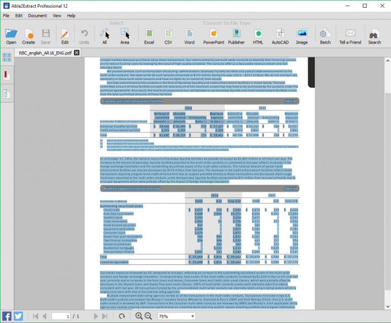 Able2Extract Professional 12 - конвертер PDF в отличие от любого другого
