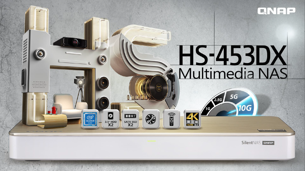 QNAP HS-453DX: NAS не может быть скучным