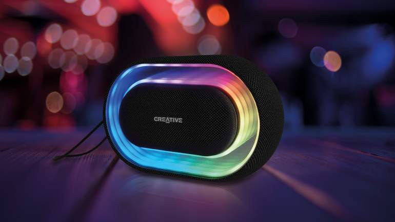 Creative Halo - креативный динамик Bluetooth, светящийся в 16,8 миллионов цветов