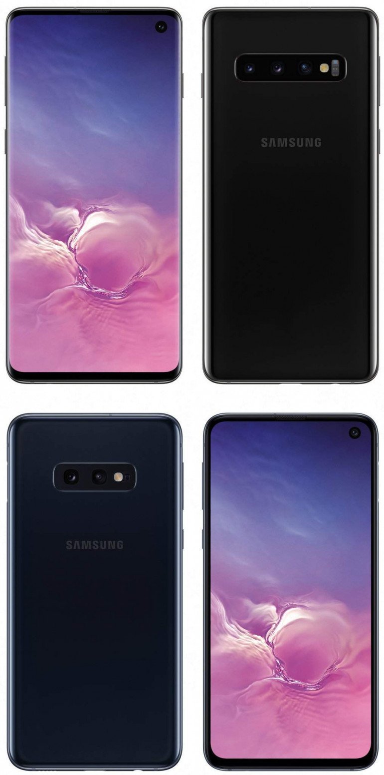 Samsung Galaxy S10 и Samsung Galaxy S10e на новых фотографиях