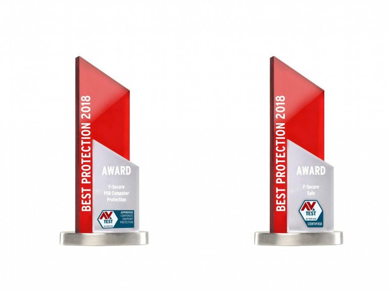 F-Secure с двумя наградами AV-TEST Best Protection Awards за 2018 год