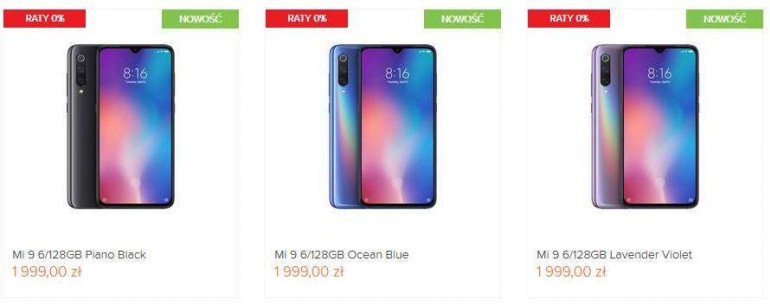 Xiaomi Mi 9 - распродан за один день!