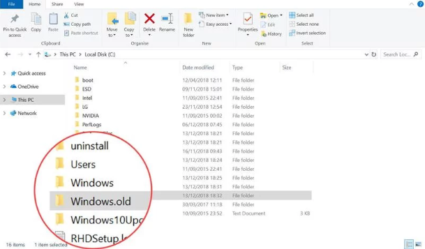 Что такое папка Windows.old и как ее удалить?
