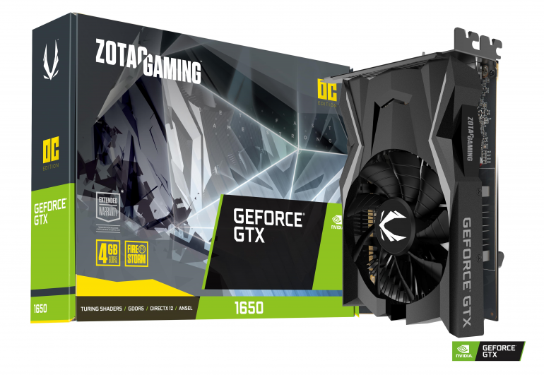 ZOTAC представляет новую GeForce GTX 1650 OC