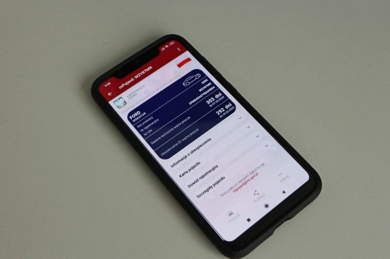 mPjazd - цифровая регистрационная карточка, карточка транспортного средства и страхование гражданской ответственности по телефону