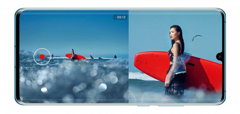 Huawei P30 и P30 Pro с новой функцией двойного видео