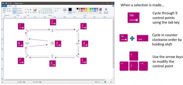 Microsoft добавляет новые функции в Paint