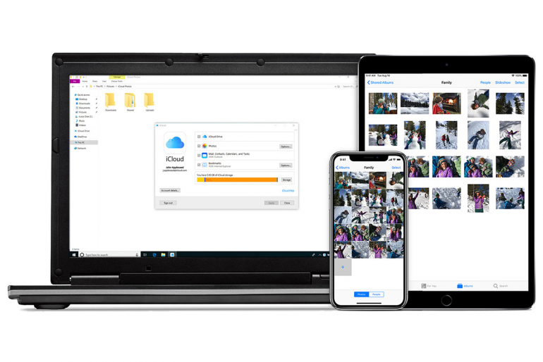 iCloud идет в Магазин Windows и использует технологию OneDrive
