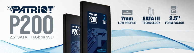 Patriot P200 - высокопроизводительные SATA SSD по привлекательной цене
