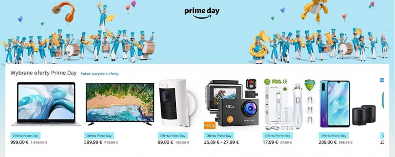 Amazon Prime Day - отличные торговые предложения для вас!  [07.15.2019]