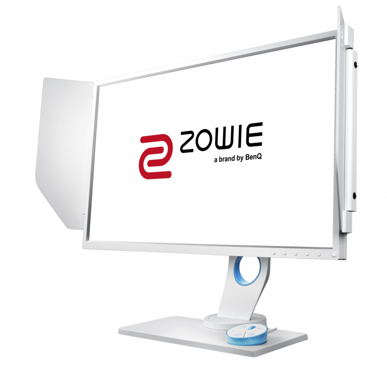 Белые киберспортивные мониторы ZOWIE XL2546 DIVINA PINK и СИНИЙ