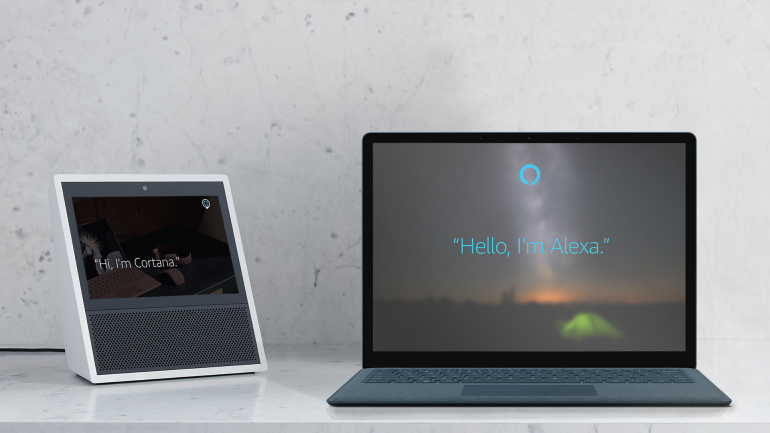 Windows 10 - Алекса будет жевать Кортану?