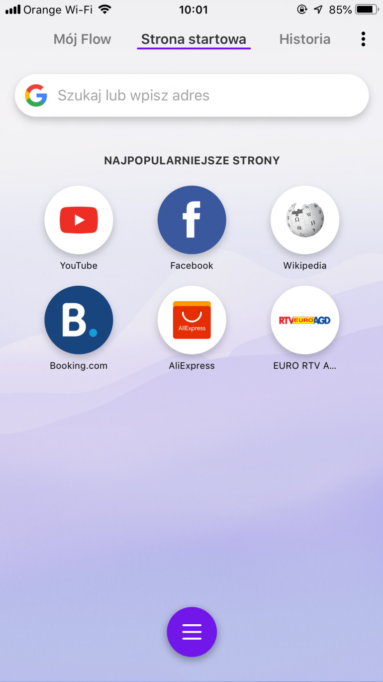 Opera Touch