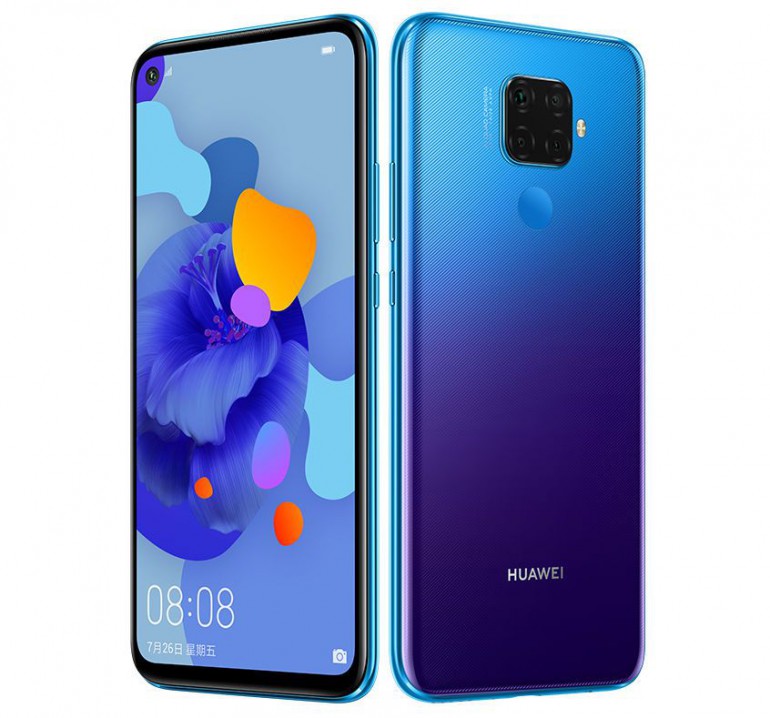 Huawei представляет смартфон Nova 5i Pro с четырехкратной основной камерой