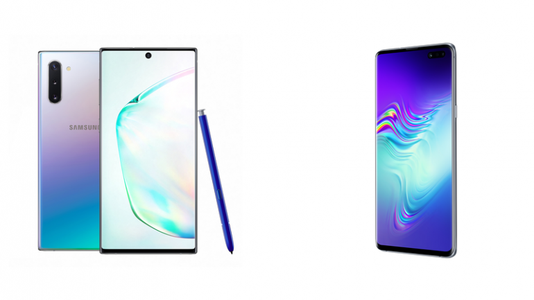 Samsung Galaxy Note 10 Plus 5G против S10 5G