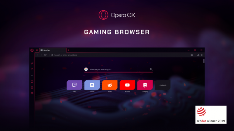 Opera GX - более миллиона загрузок и награда Red Dot
