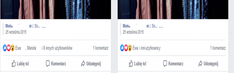 Тесты Facebook скрывают количество реакций