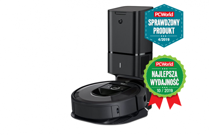 iRobot Roomba i7 +, то есть тест робота, который самоочищается