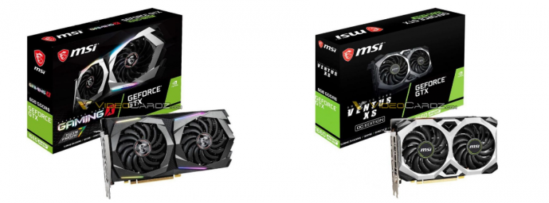 MSI выпустит две новые карты GTX 1660 SUPER