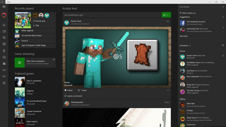 Windows 10: игровая панель со счетчиком кадров