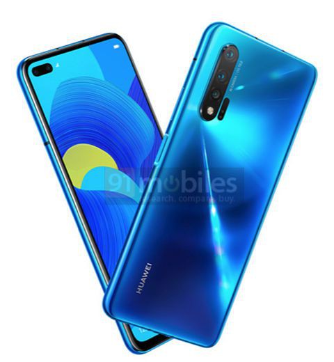 Huawei Nova 6 5G - показывает две линзы спереди [обновление 05.11.2019]