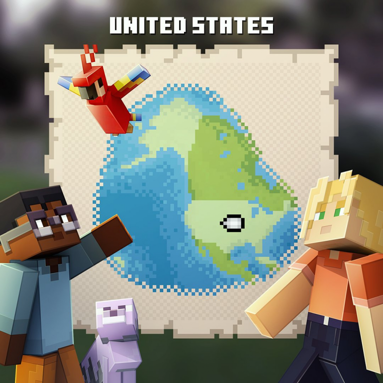 Minecraft Earth - бета-версия уже охватывает все США
